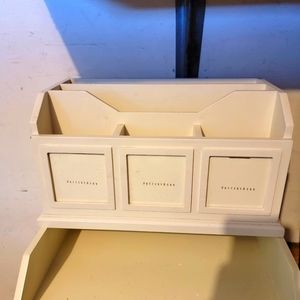 Pottery Barn 5 slot bin